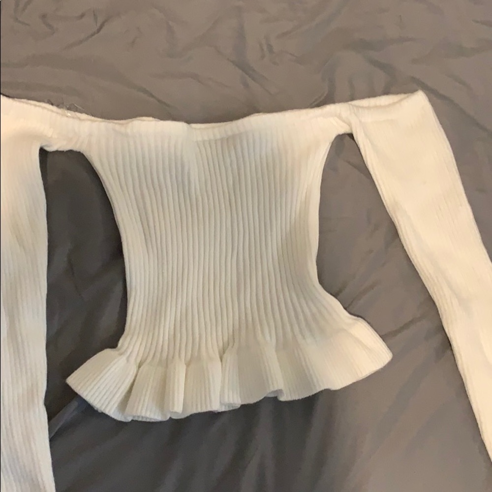 Off the shoulder shirt